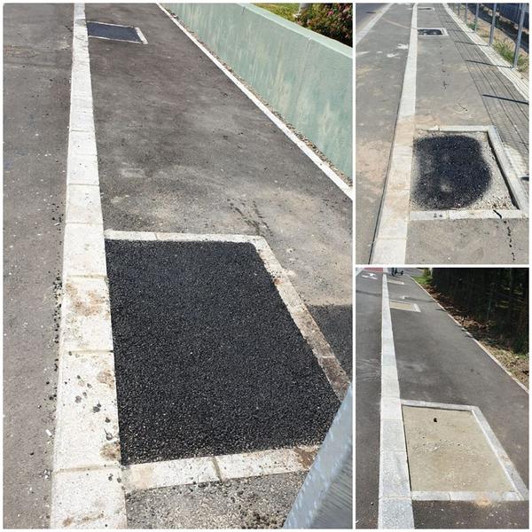 Alveolele de pe strada Fabrica de Glucoza, asfaltate, Foto: Asociația Metrou Ușor