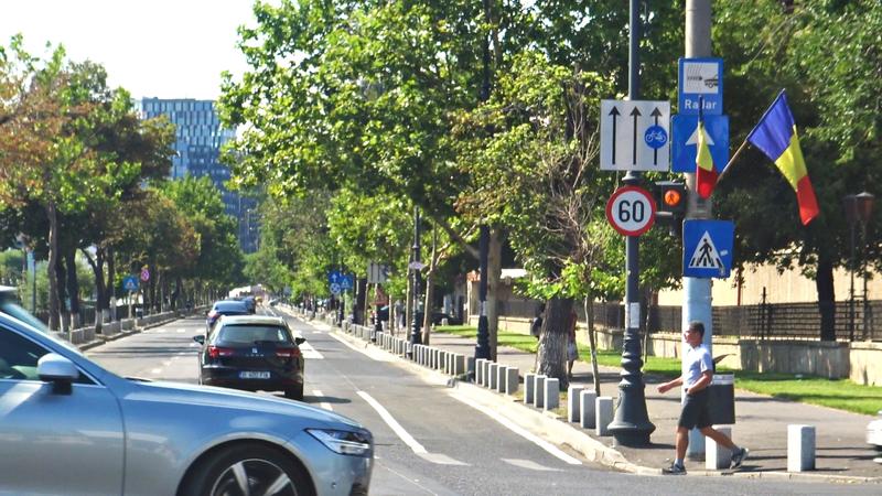 Pista de biciclete pe prima banda de pe Splaiul Independentei, Foto: Hotnews