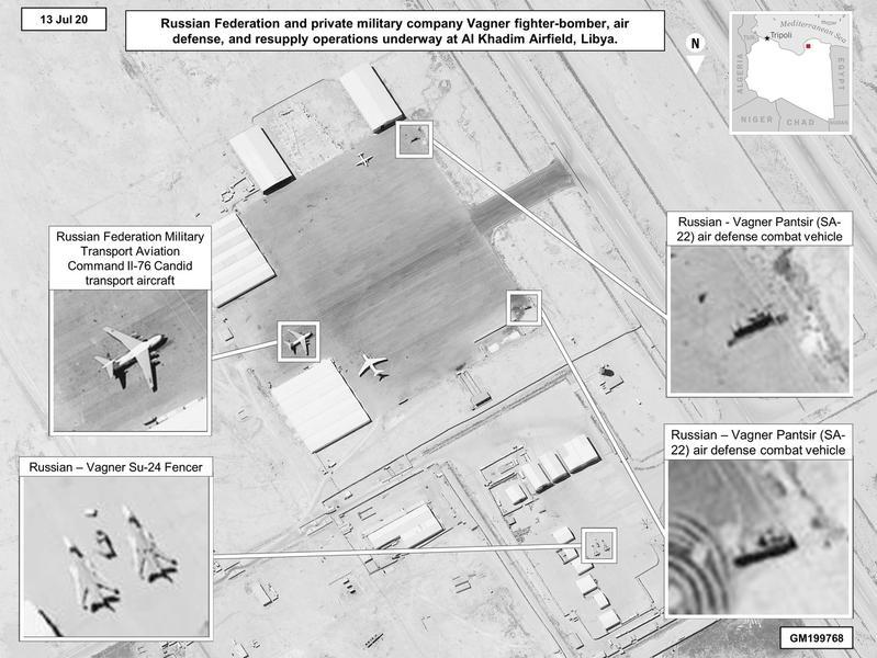 Imagini prezentate de Pentagon cu forțele Wagner, Foto: defense.gov