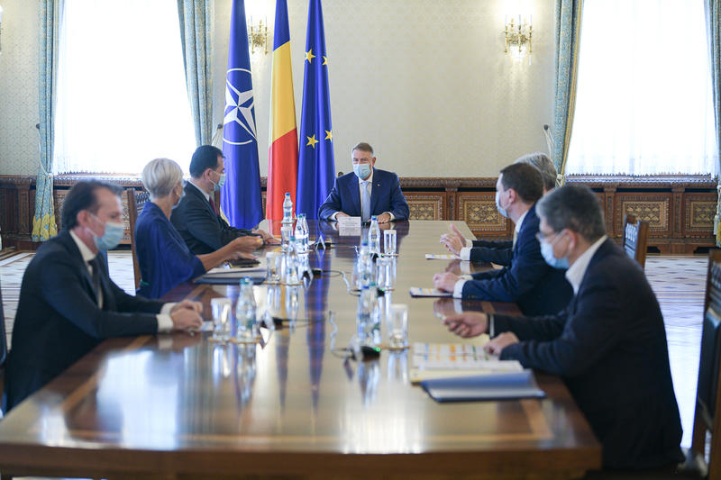 Iohannis, ședință cu Orban, Foto: Presidency.ro