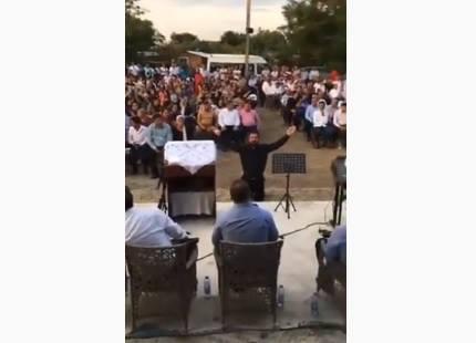 intrunire religioasa cu peste 200 de oameni, Foto: Captura