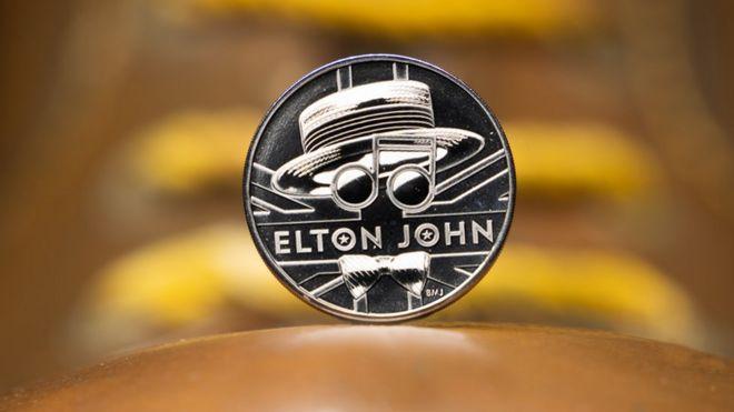 Moneda Elton John, Foto: Royal Mint