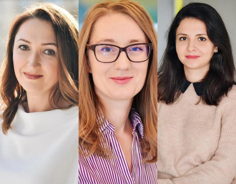 Florentina Munteanu, Andrea Grigoraș, Miruna Stanciu, Foto: Deloitte si Reff&Asociatii