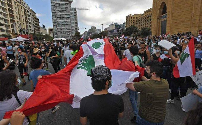 proteste in Liban (twitter), Foto: Hotnews