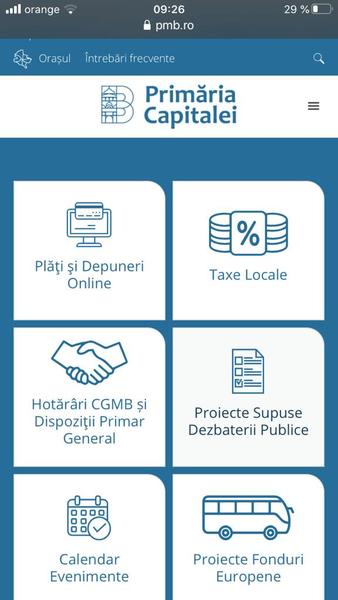 Noul site pmb.ro, Foto: Hotnews