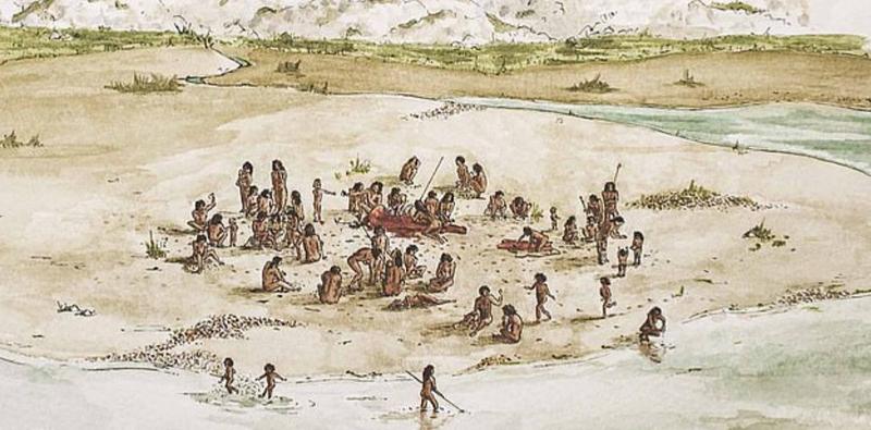 Reprezentare artistica a transarii calului, Foto: University College London (UCL) - Institute of Archaeology