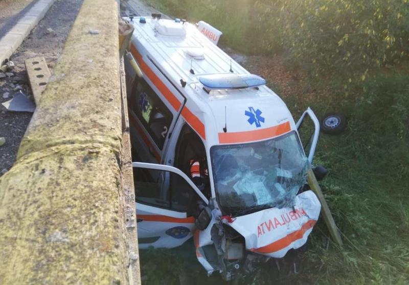 Accident de ambulanta in Gorj, Foto: HotNews