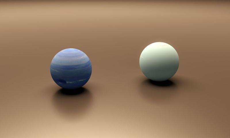 Macheta Uranus si Neptun, Foto: Tristan 3D / Alamy / Profimedia Images