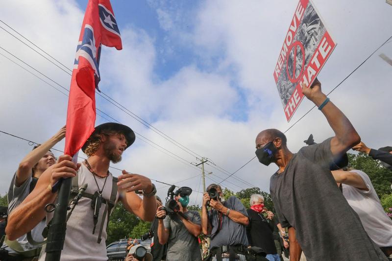 Protestatari Stone Mountain, Georgia , Foto: Atlanta Journal-Constitution-TNS - Abaca Press / Profimedia
