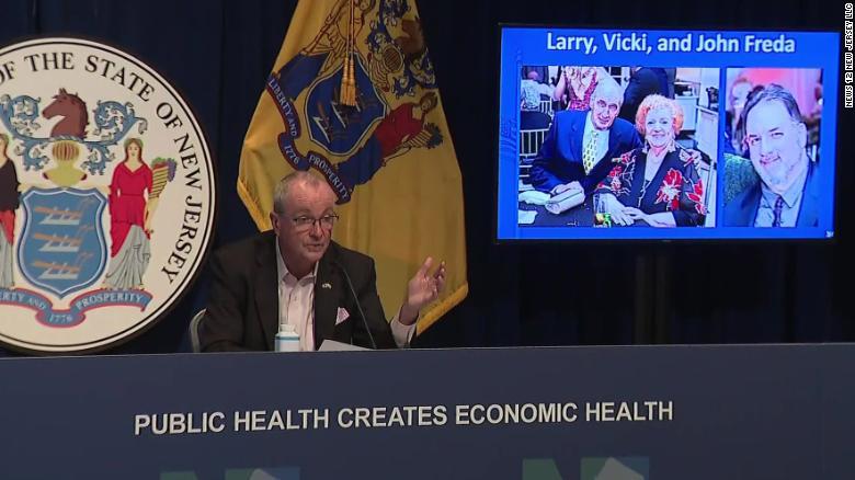 Conferinta de presa a guvernatorului Phil Murphy, Foto: Captura video
