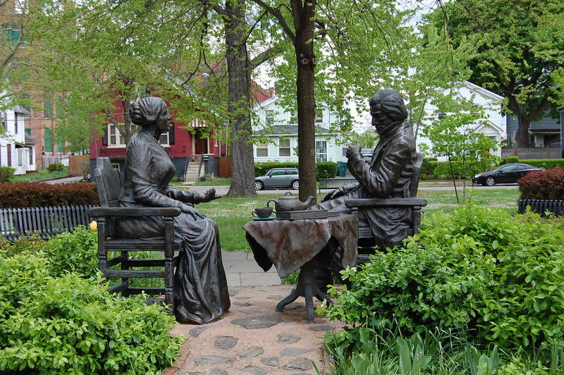 Statuie Susan B. Anthony in Rochester, NY, Foto: Flickr