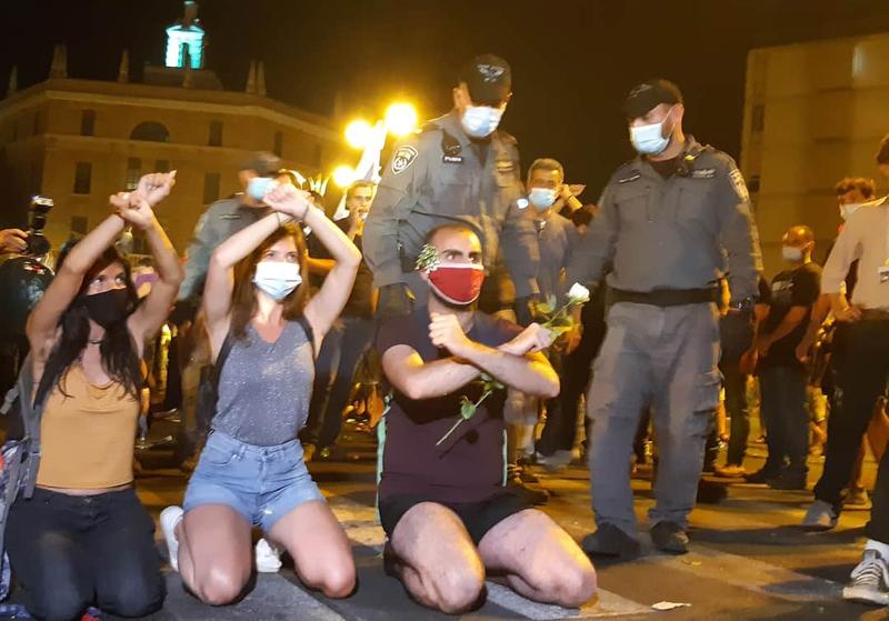 Proteste in Israel (sursa foto-twitter), Foto: Hotnews