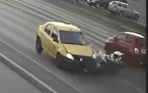 accident Buzau politist, Foto: Captura video