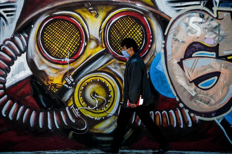 Masca coronavirus, Foto: Juan BARRETO / AFP / Profimedia