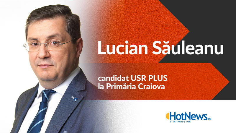 Lucian Sauleanu, candidat USR PLUS Craiova, Foto: Hotnews