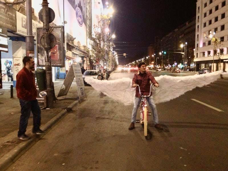 Andrei Botescu și Alexandru Manda. Defilare cu aripi, Foto: Perspektiva