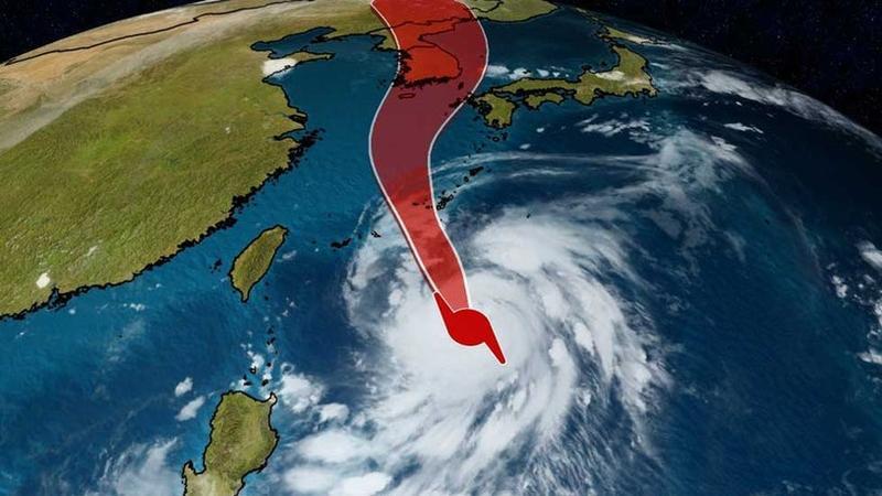 Taifunul Maysak, Foto: weather.com