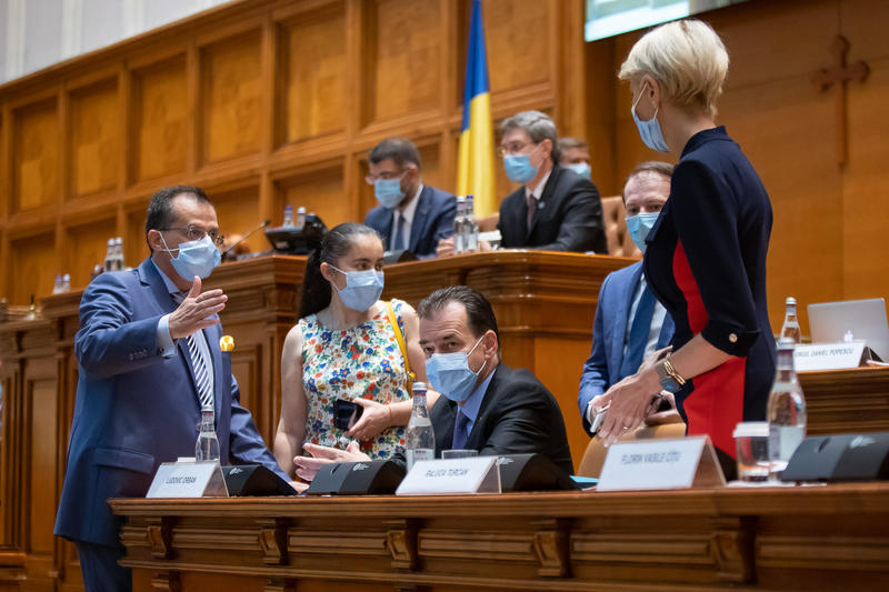 Orban, la motiunea de cenzura, Foto: Guvernul Romaniei