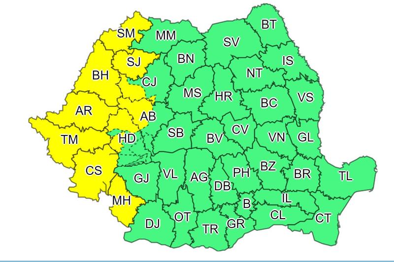 Avertizare meteo, Foto: ANM