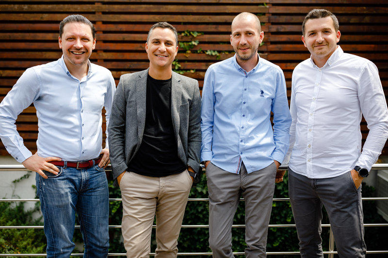 Fondatorii InnoShip (Andrei Paul, Daniel Nicolae, Robert Tanase, Dan Ungureanu), Foto: Hotnews