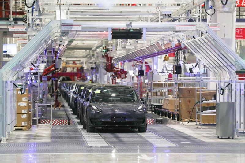 Linia de productie Tesla Gigafactory, Foto: Xinhua / Eyevine / Profimedia