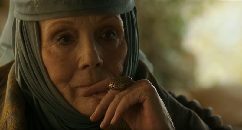 Diana Rigg, in GoT, Foto: Captura YouTube