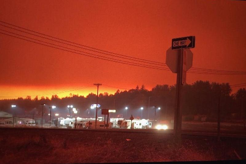 incendii in SUA (sursa foto-twitter), Foto: Hotnews