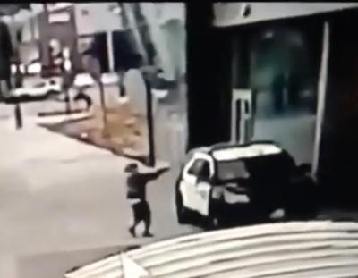 Politisti impuscati in Los Angeles, Foto: Captura YouTube