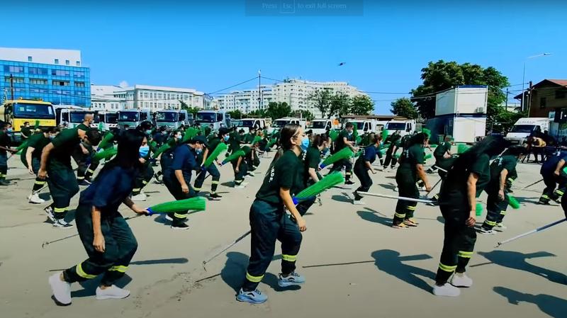 Jerusalema cu maturatori, Foto: Captura YouTube