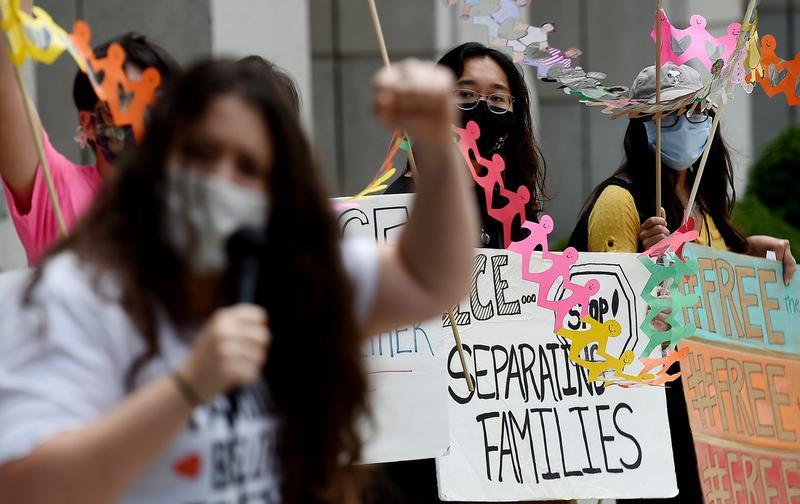 Protest impotriva ICE, Foto: Oliver Douliery / AFP / Profimedia Images