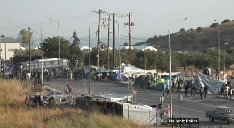 Tabara migranti Grecia, Foto: Captura YouTube