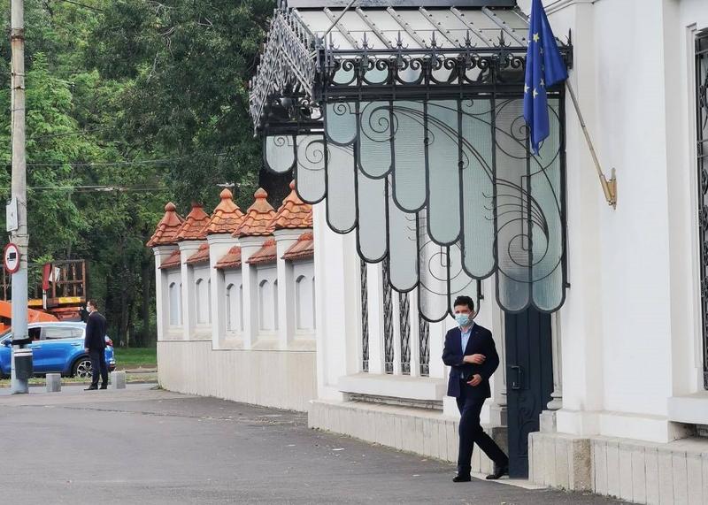 Nicusor Dan, la Cotroceni, Foto: Hotnews