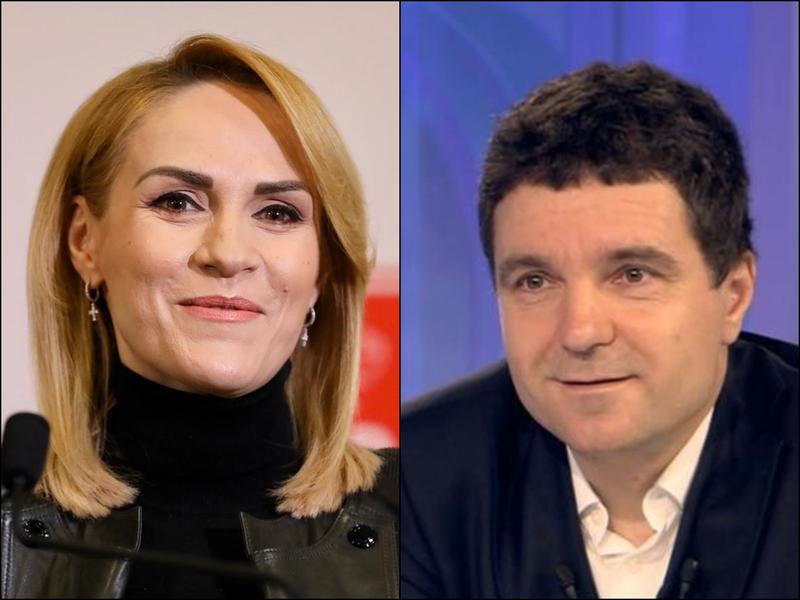 Gabriela Firea si Nicusor Dan, Foto: Colaj foto