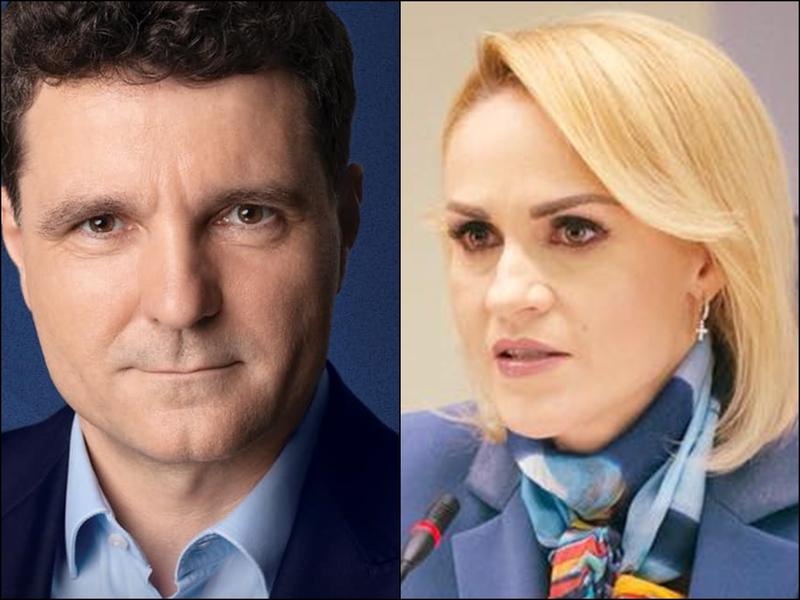 Nicusor Dan si Gabriela Firea, Foto: Colaj foto