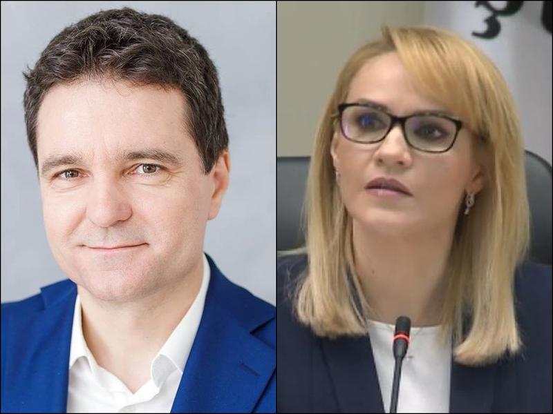 Nicusor Dan si Gabriela Firea, Foto: Colaj foto