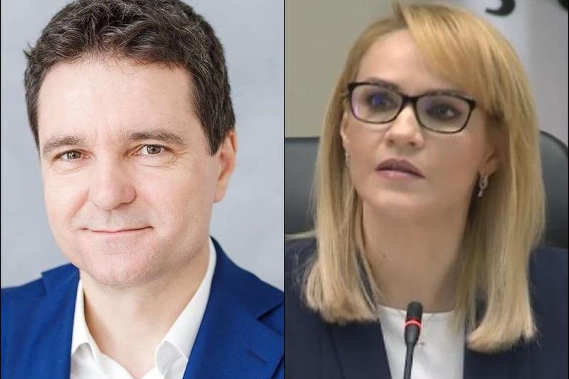 Nicusor Dan si Gabriela Firea, Foto: Colaj foto