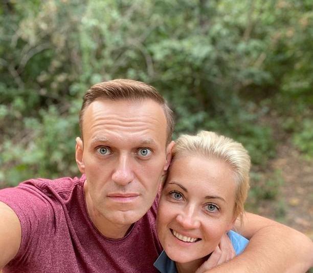 Aleksei Navalnii si sotia (Instagram), Foto: Hotnews