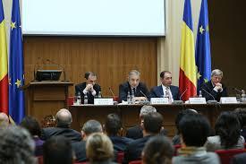 Cristian Stefan (primul din stanga) la o conferinta a BNR, Foto: Piata Financiara