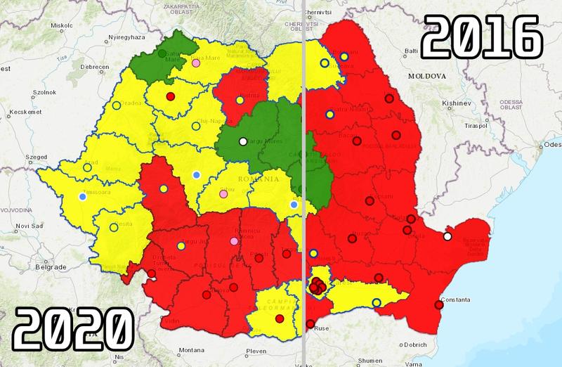 Alegeri locale 2020 vs 2016, Foto: Hotnews