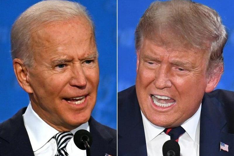 Trump si Biden, Foto: Captura