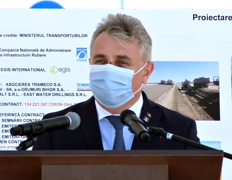 Lucian Bode, cu urma pe nas dupa accident, Foto: Captura de ecran