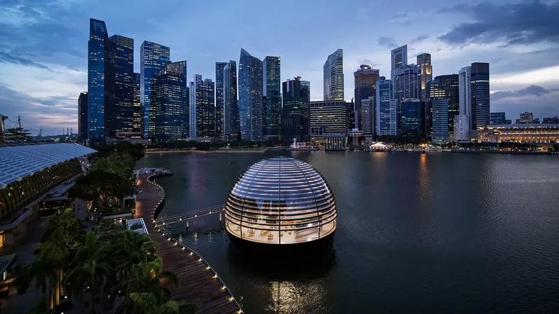 Magazinul Apple Marina Bay Sands, Singapore, Foto: Apple