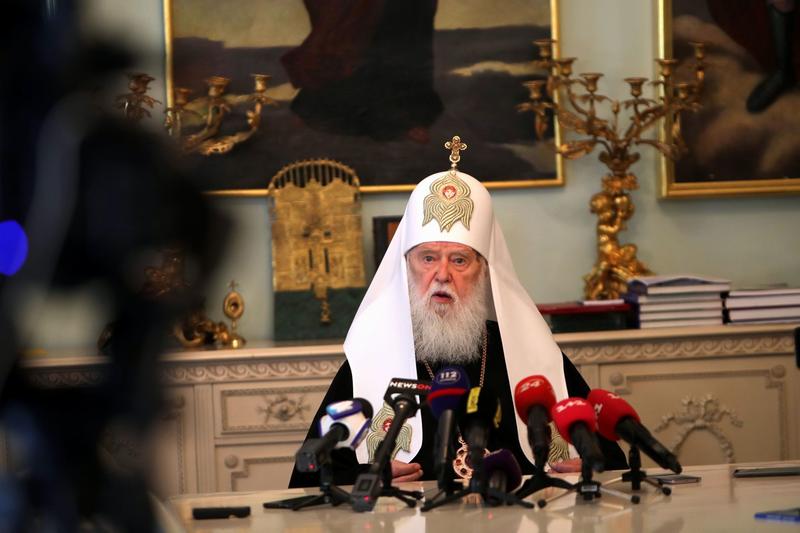 Patriarhul Filaret al Kievului, Foto: Pavlo Bagmut / Zuma Press / Profimedia Images