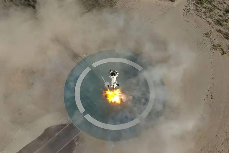 Racheta New Shepard dezvoltata de Blue Origin, Foto: Blue Origin