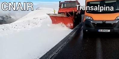 ninsoare pe Transalpina, Foto: Captura