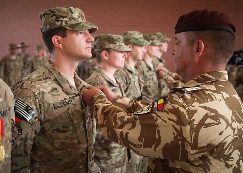 Sean Conley, medaliat de Statul Major General român, Foto: military.wikia.org