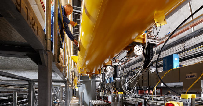 DESY, accelerator de particule Hamburg, Foto: www.desy.de