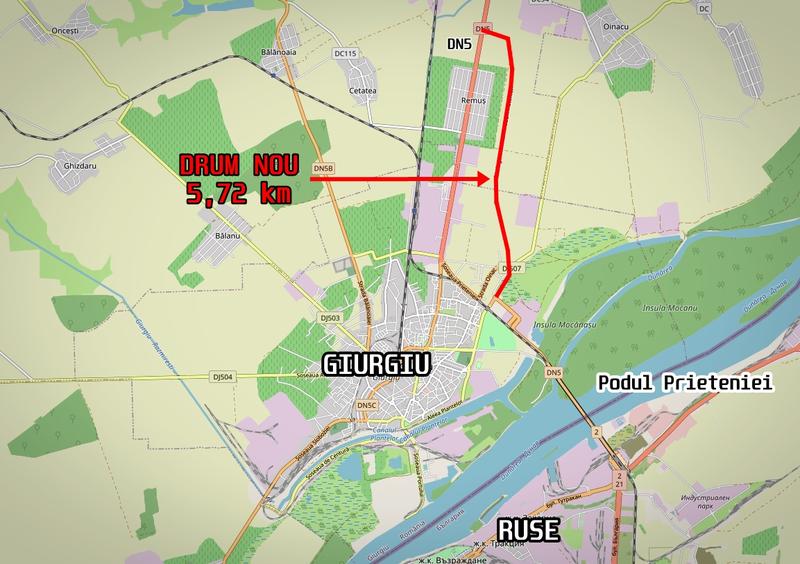 Drum de legatura DN5 - Podul de la Giurgiu, Foto: Hotnews