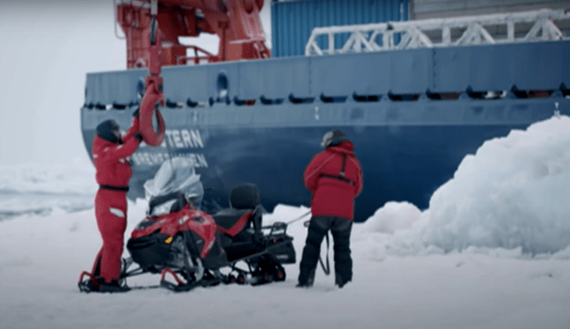 Expeditia navei Polarstern, Foto: Captura YouTube