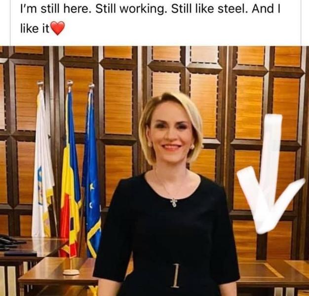 Firea, poza din biroul Primariei, Foto: Captura Facebook